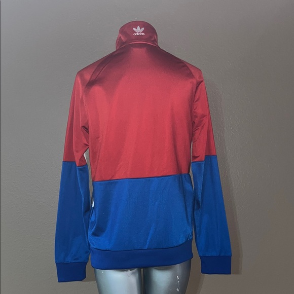Adidas Men's Red and Blue Lightweight Jacket - Picture 6 of 13